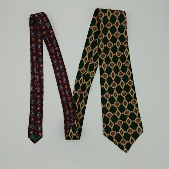 Tommy Hilfiger lot of 2 silk ties - Picture 2 of 8